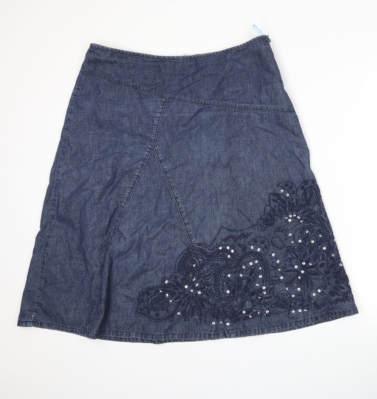 Bonmarché Womens Blue  Denim A-Line Set Size 16