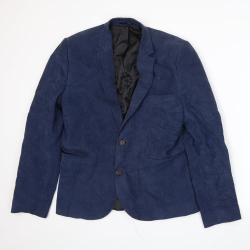 Burton Mens Blue   Jacket Suit Jacket Size M