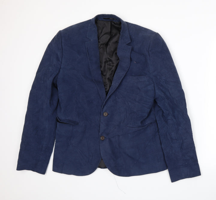Burton Mens Blue   Jacket Suit Jacket Size M