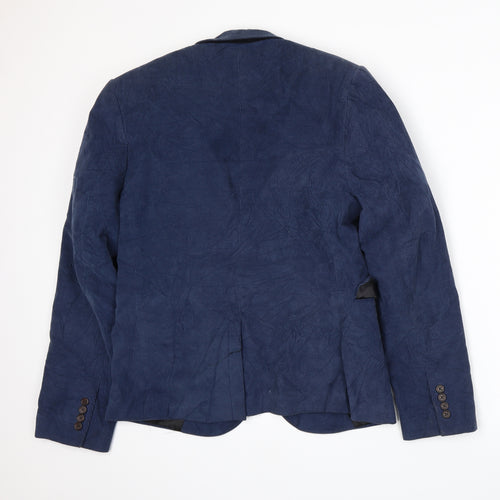 Burton Mens Blue   Jacket Suit Jacket Size M