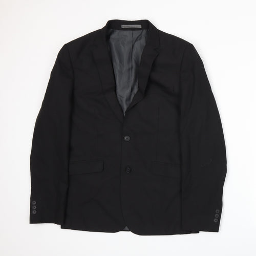 Marks and Spencer Mens Black   Jacket Suit Jacket Size M