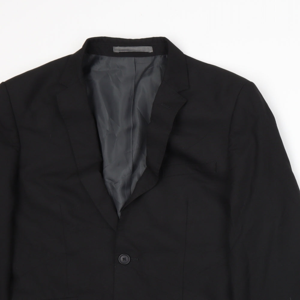 Marks and Spencer Mens Black   Jacket Suit Jacket Size M