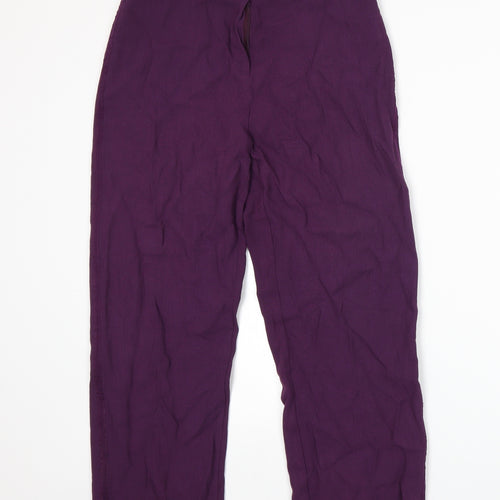 Wallis Womens Purple   Trousers  Size 12 L24 in