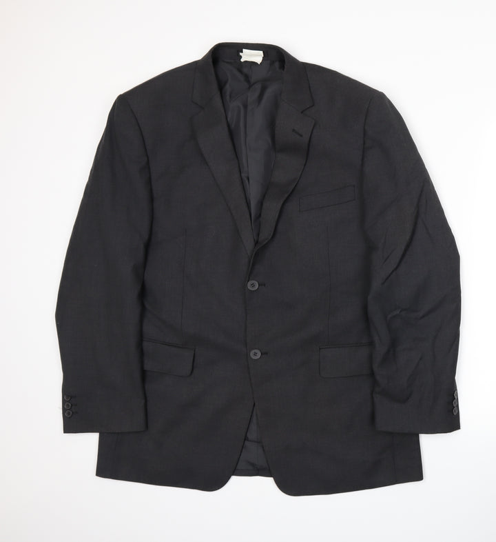 Karl Jackson Mens Grey Jacket Suit Jacket Size L