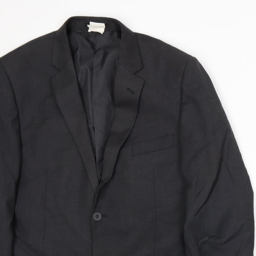 Karl Jackson Mens Grey   Jacket Suit Jacket Size L
