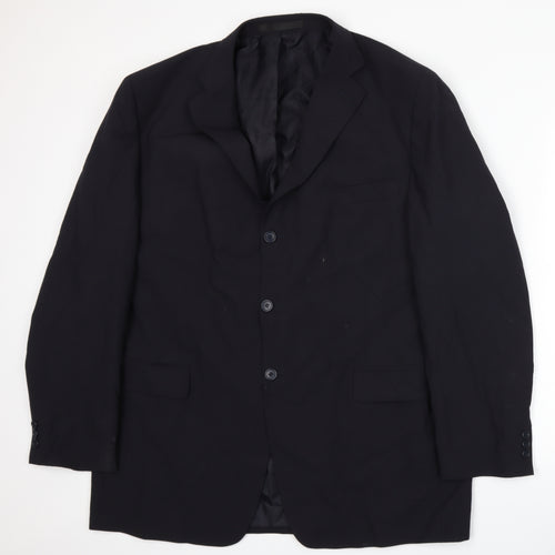 Marks and Spencer Mens Blue   Jacket Suit Jacket Size XL