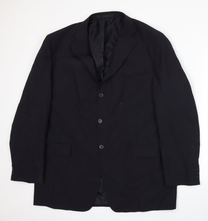 Marks and Spencer Mens Blue Jacket Suit Jacket Size XL