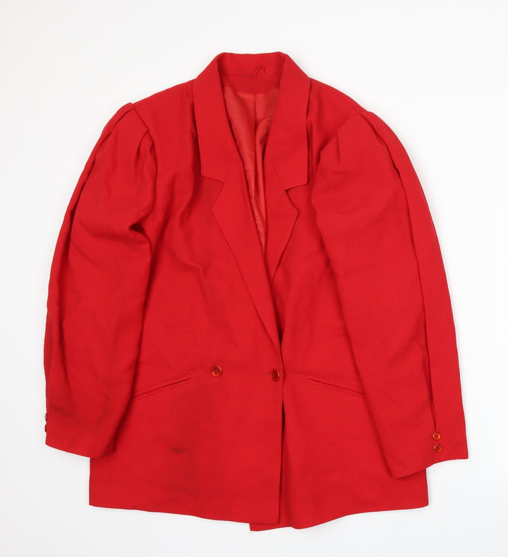Principles` Womens Red Jacket Suit Jacket Size 14