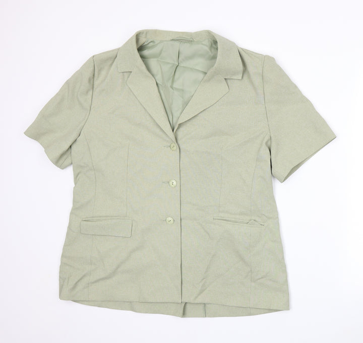 Berkertex Womens Green Jacket Suit Jacket Size 18