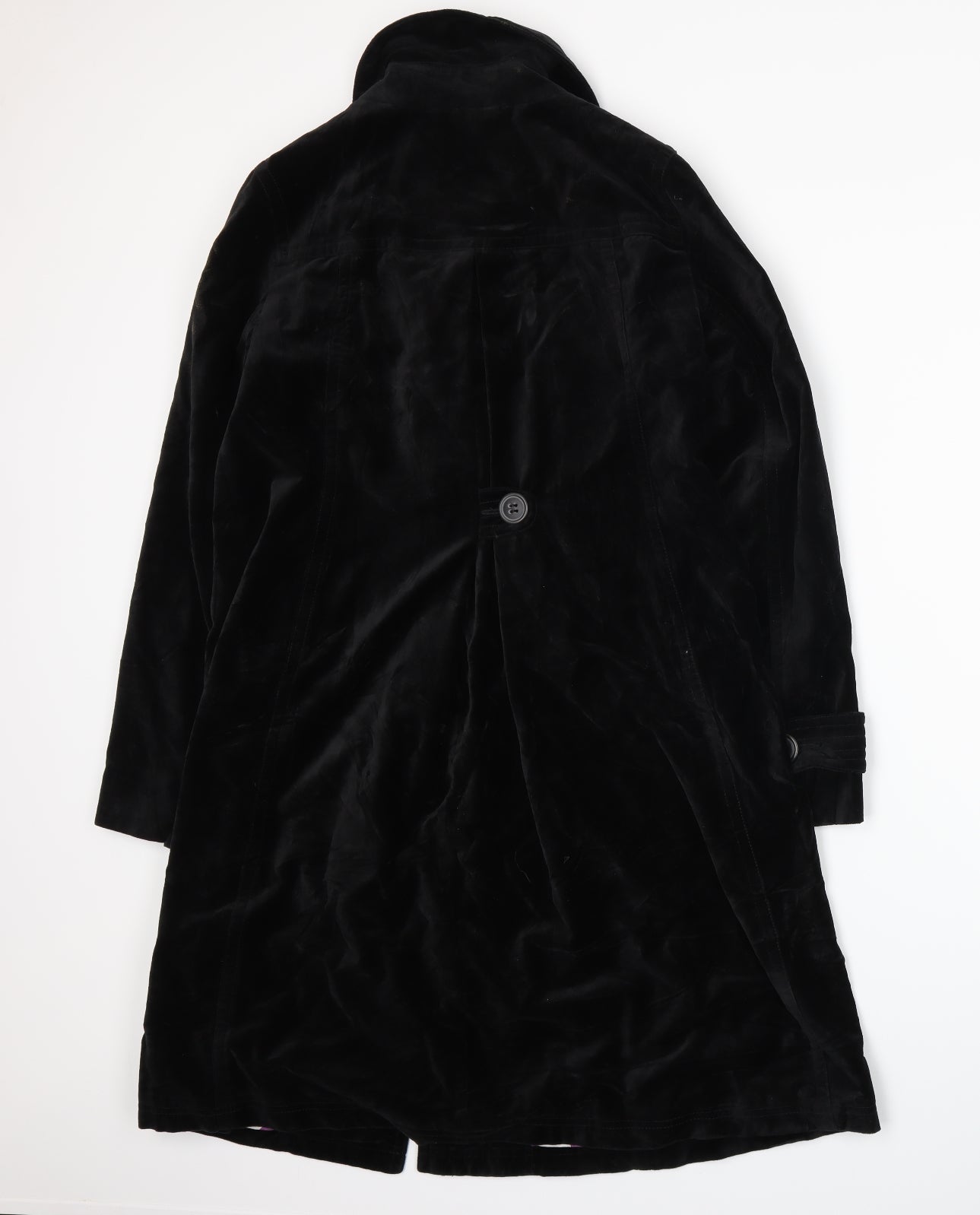 Boden Womens Black   Overcoat Coat Size 10