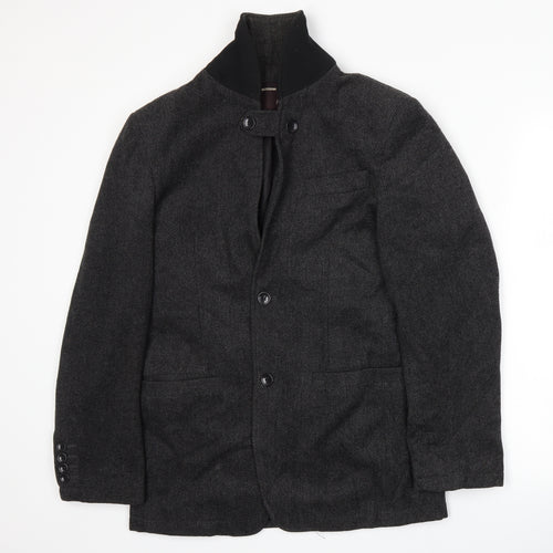 Focus Mens Grey   Jacket Coat Size S