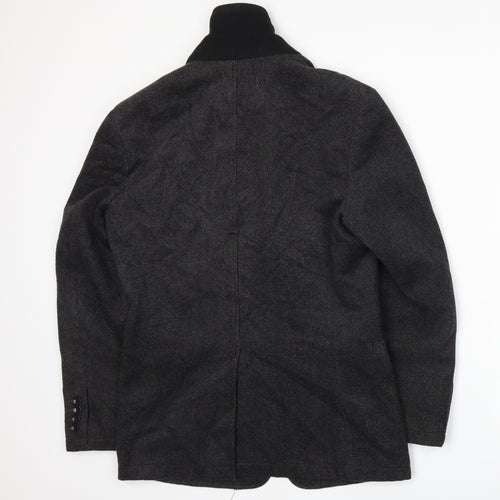 Focus Mens Grey   Jacket Coat Size S
