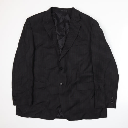Brook Taverner Mens Grey   Jacket Suit Jacket Size XL