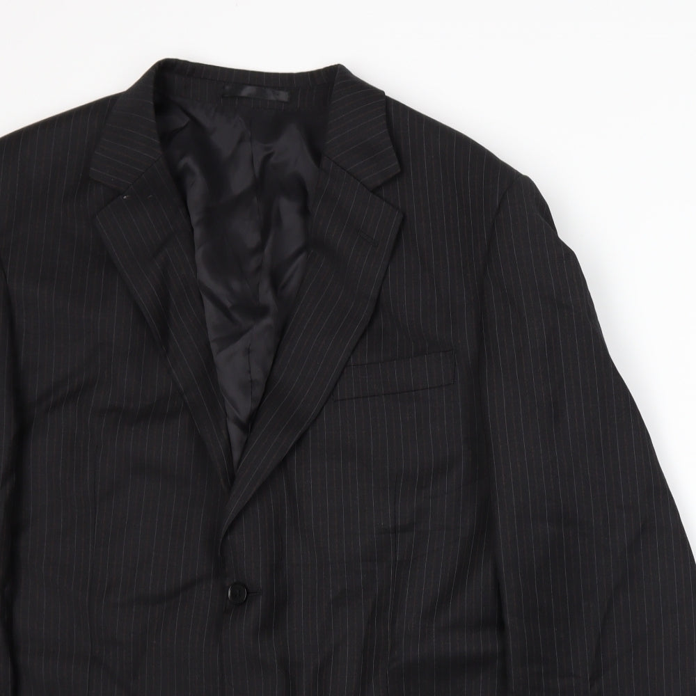 Brook Taverner Mens Grey   Jacket Suit Jacket Size XL