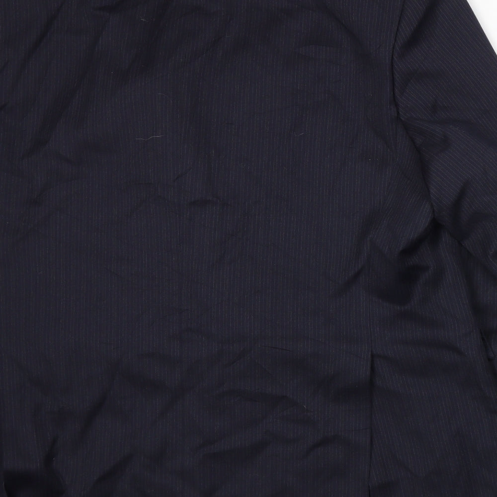 Trevira Mens Blue   Jacket Suit Jacket Size 2XL