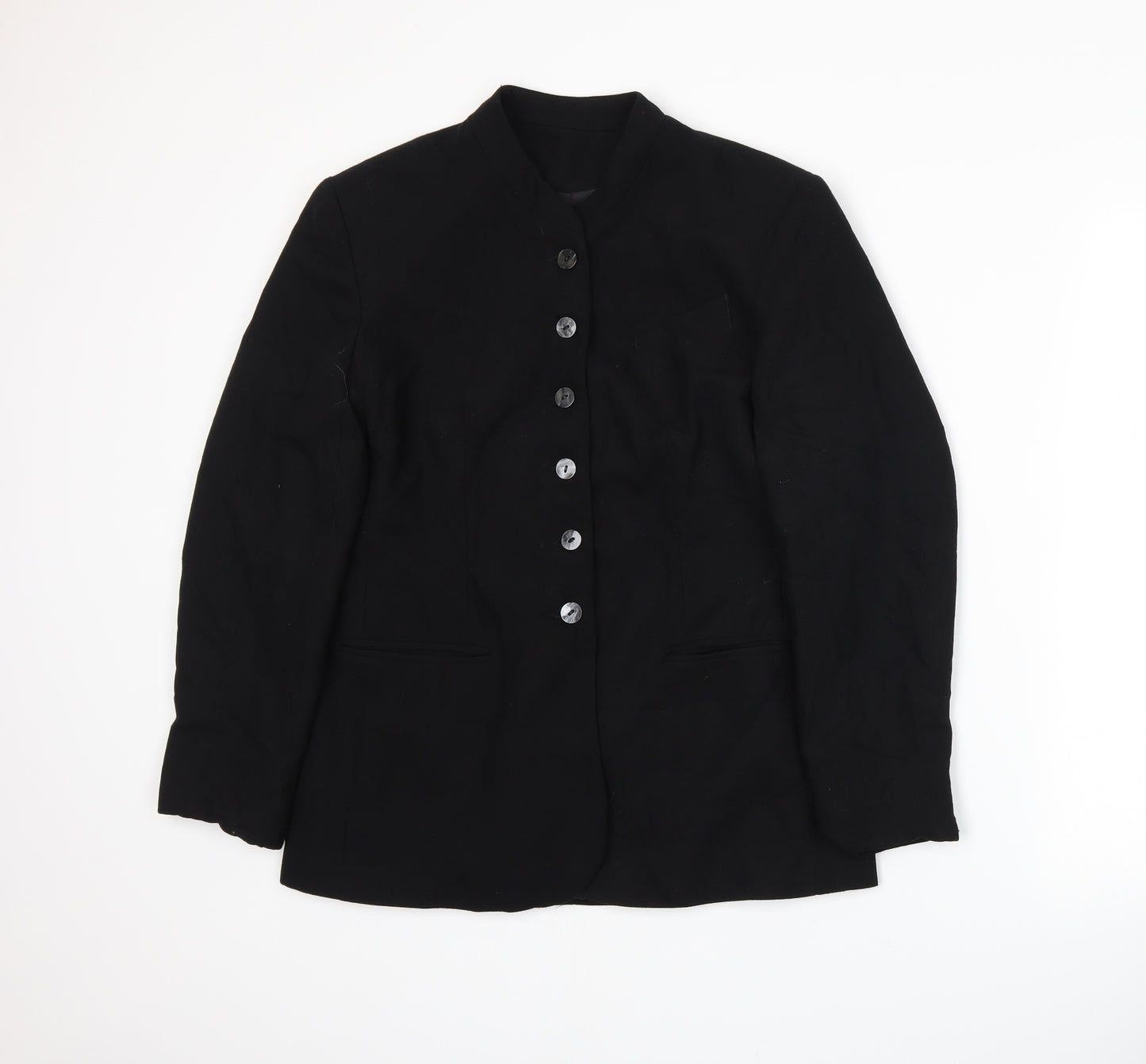 Richards Womens Black   Jacket Suit Jacket Size 12