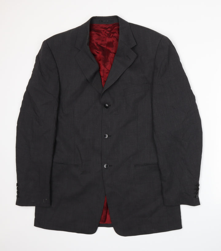 Preworn Mens Grey   Jacket Suit Jacket Size L