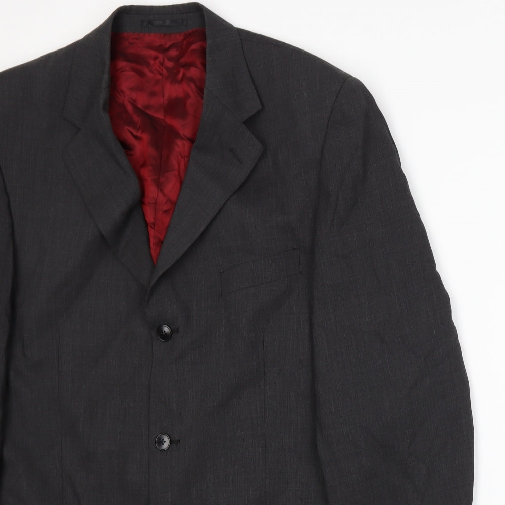 Preworn Mens Grey   Jacket Suit Jacket Size L