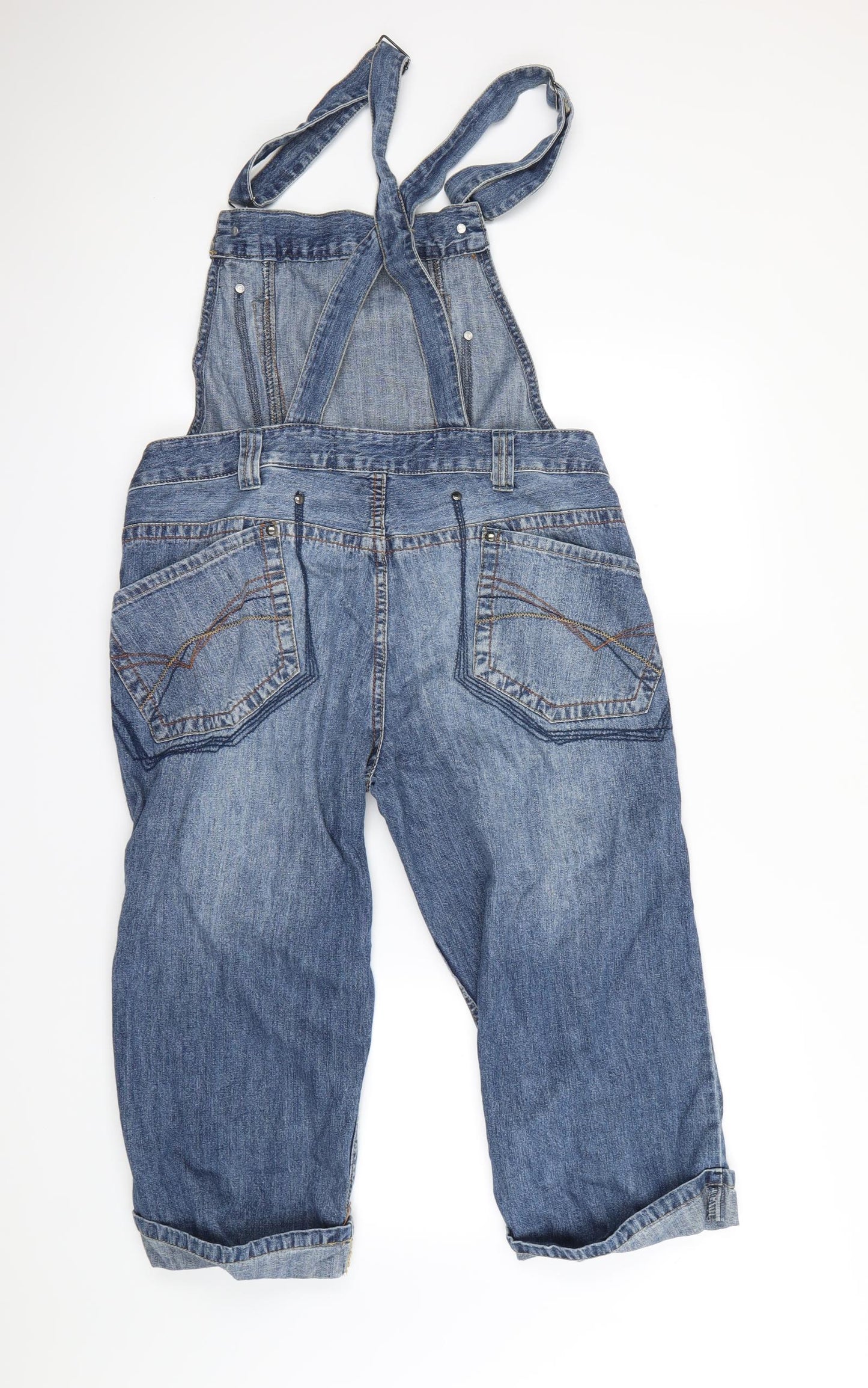 NEXT Womens Blue   Dungaree One-Piece Size 10 L20 in