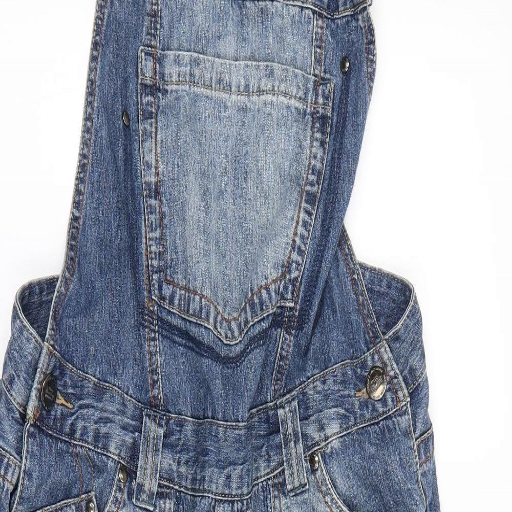 NEXT Womens Blue   Dungaree One-Piece Size 10 L20 in