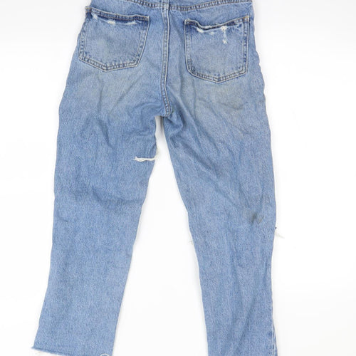 denim&co Womens Blue   Straight Jeans Size 4 L26 in