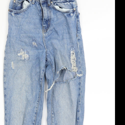 denim&co Womens Blue   Straight Jeans Size 4 L26 in