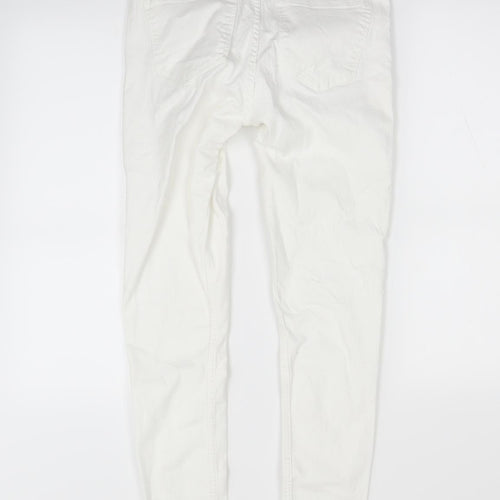 H&M Womens White   Skinny Jeans Size 6 L28 in