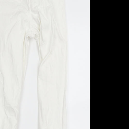 H&M Womens White   Skinny Jeans Size 6 L28 in