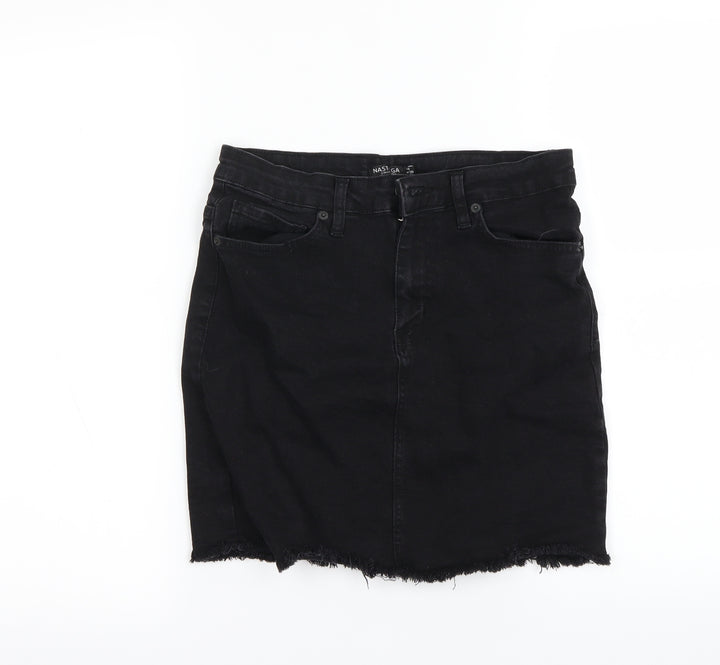 Nasty Gal Womens Black Mini Skirt Size 8