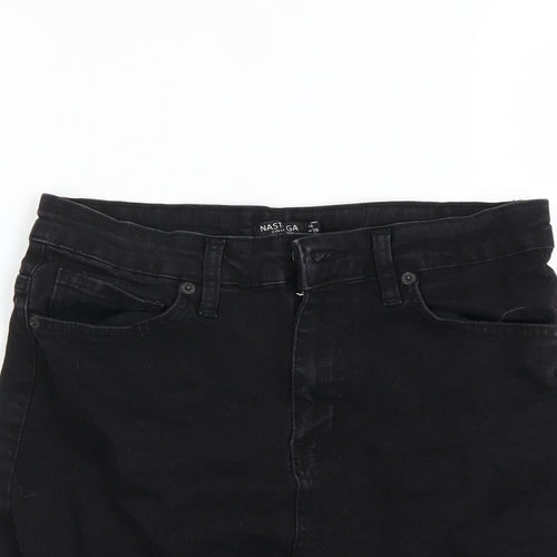 Nasty Gal Womens Black   Mini Skirt Size 8