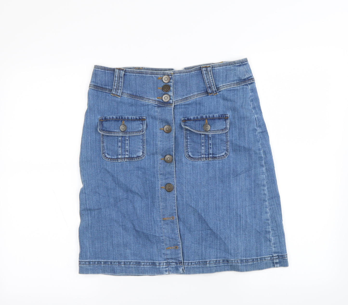 DP Womens Blue   Mini Skirt Size 10