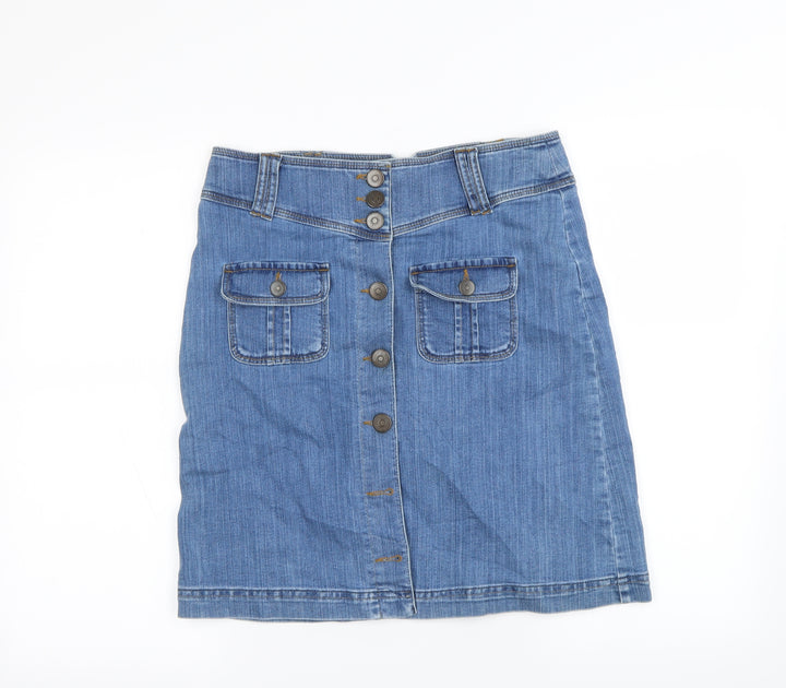 DP Womens Blue   Mini Skirt Size 10