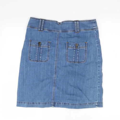 DP Womens Blue   Mini Skirt Size 10