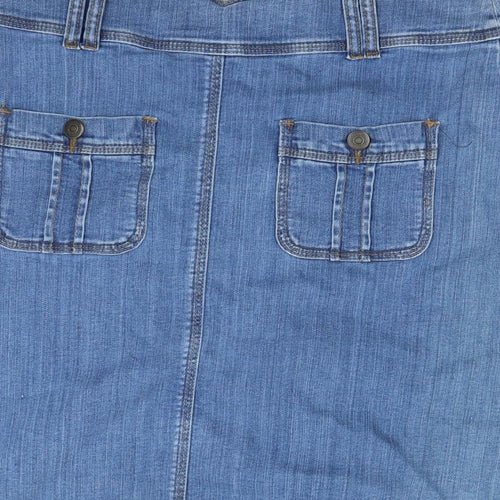 DP Womens Blue   Mini Skirt Size 10