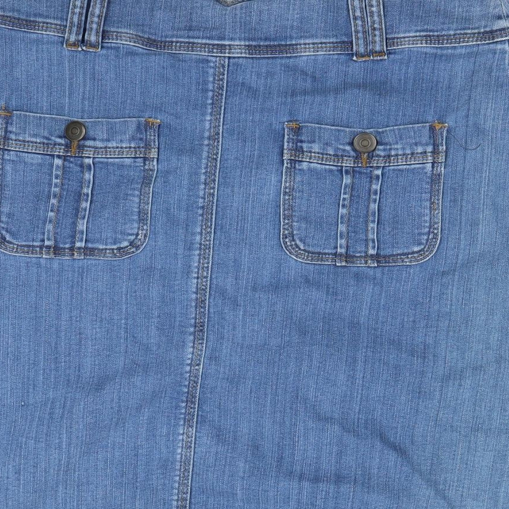 DP Womens Blue   Mini Skirt Size 10