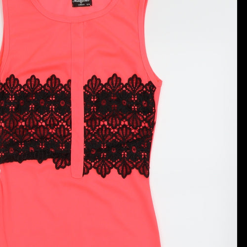 Indulgence London Womens Pink   Bodycon  Size S