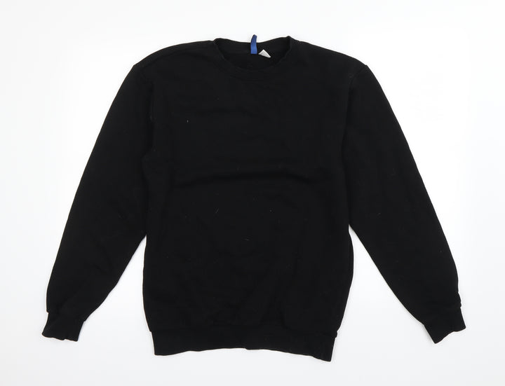 Divided Womens Black   Pullover Jumper Size XS