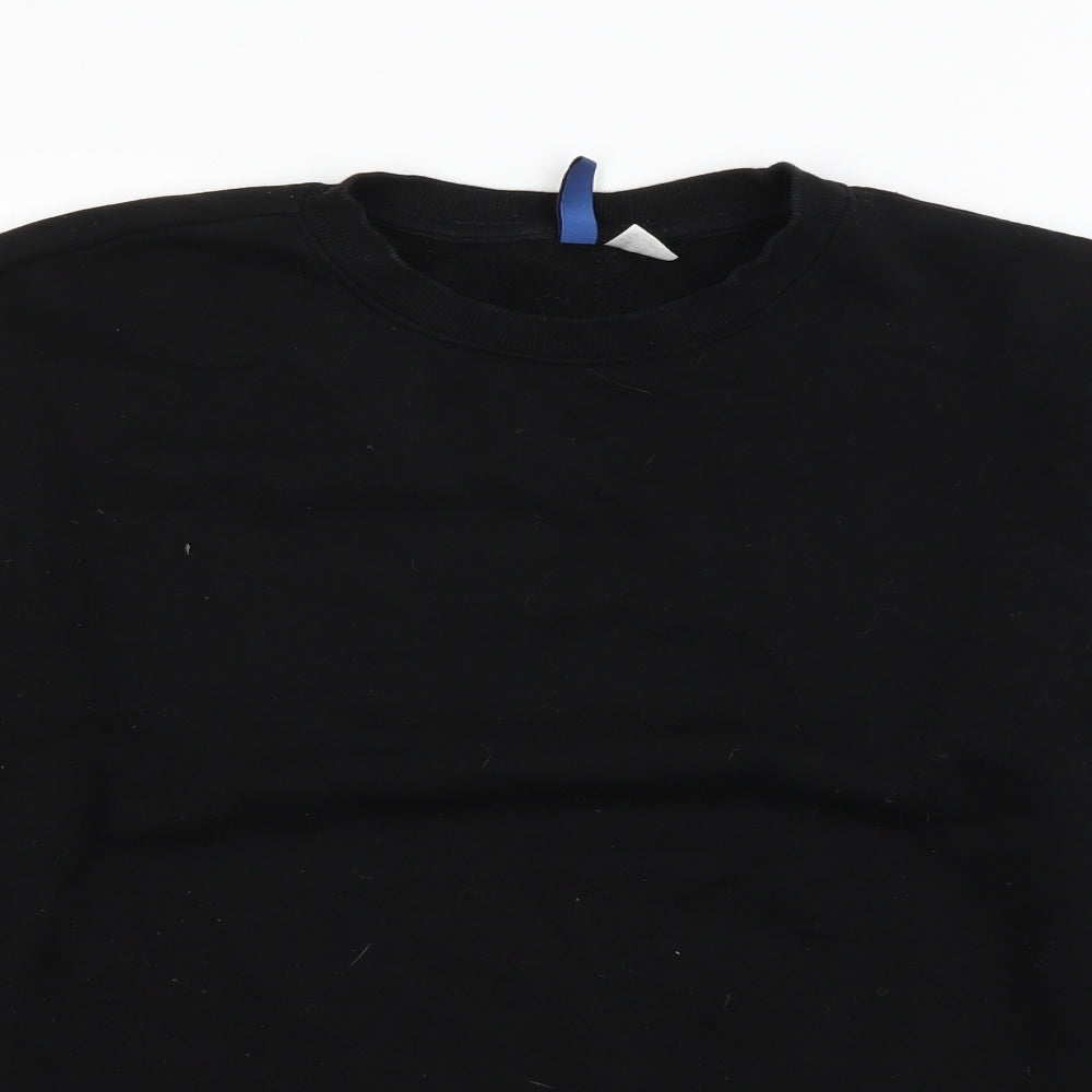 Divided Womens Black   Pullover Jumper Size XS