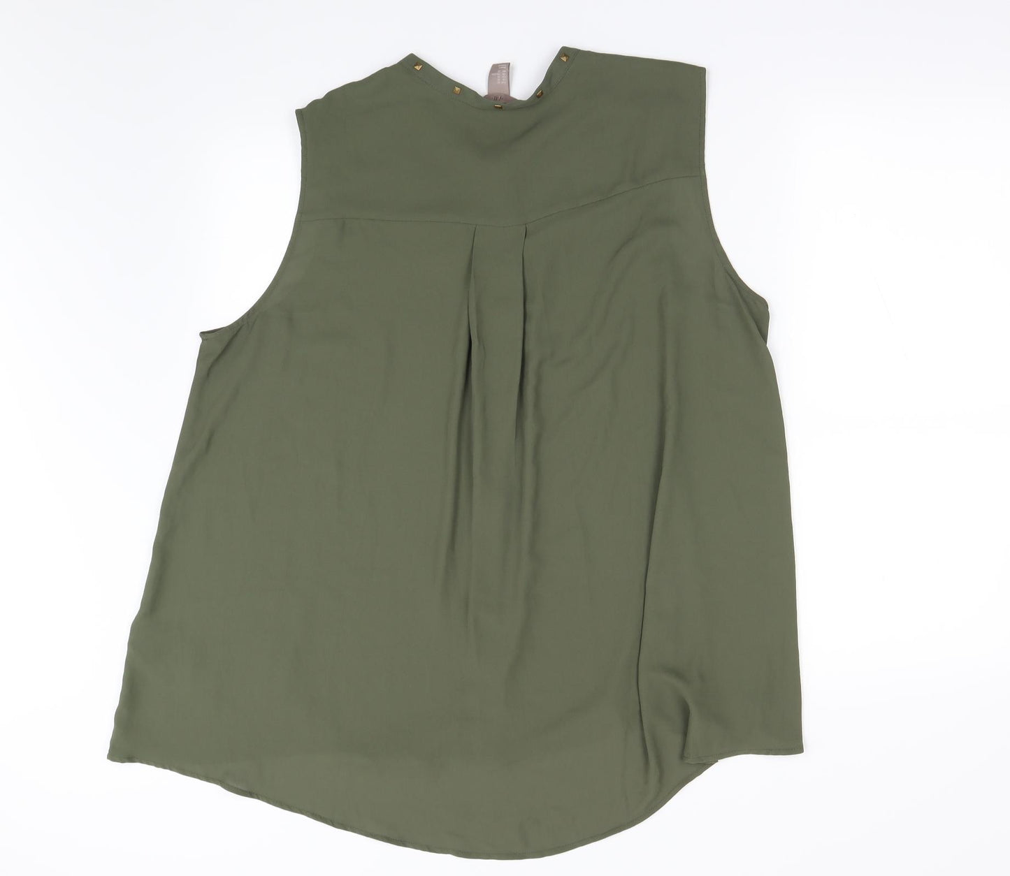H&M Womens Green   Camisole Blouse Size 22