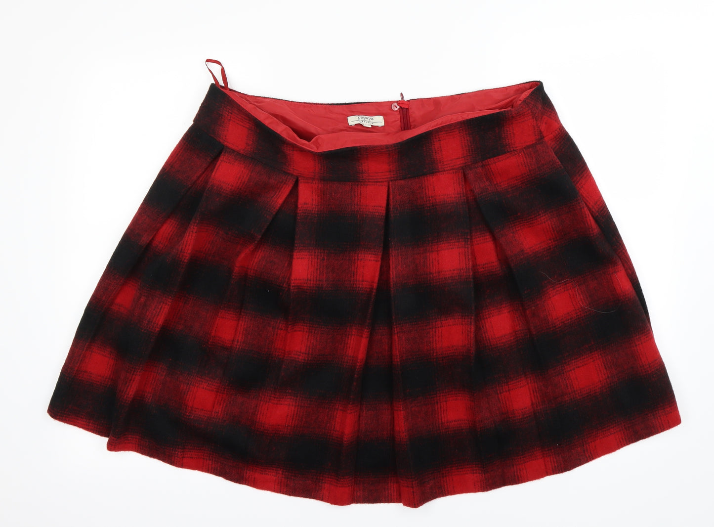 Papaya Womens Multicoloured Check  Mini  Size 20