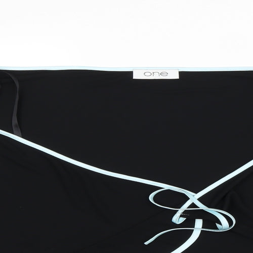 one Womens Black   Kimono Coatigan Size 20