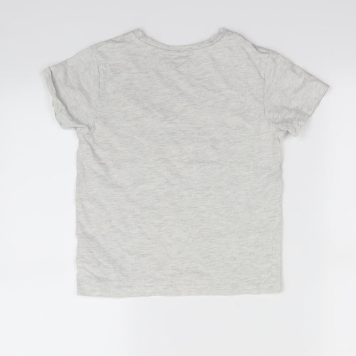 Primark Boys Grey   Basic T-Shirt Size 7-8 Years