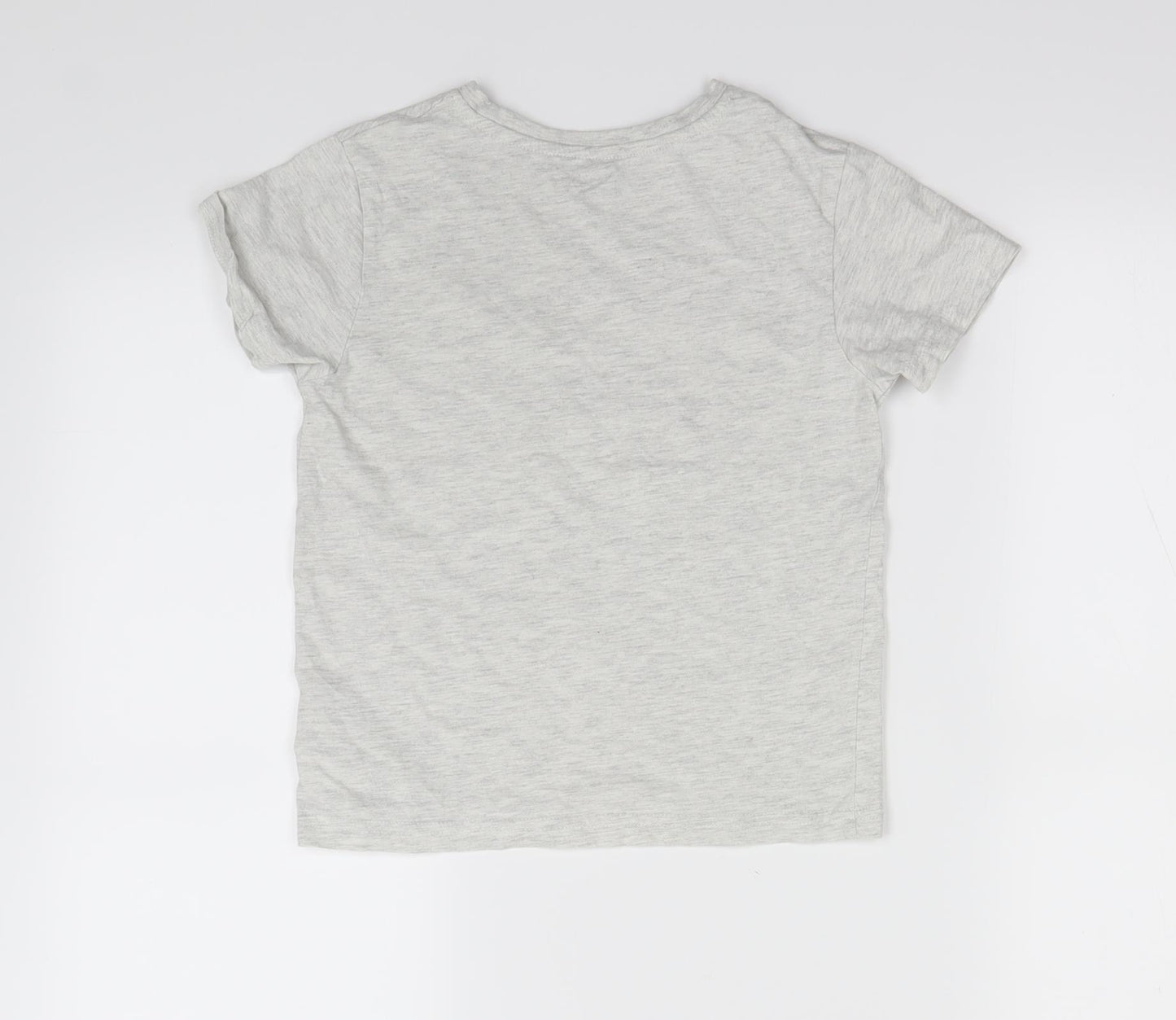 Primark Boys Grey   Basic T-Shirt Size 7-8 Years