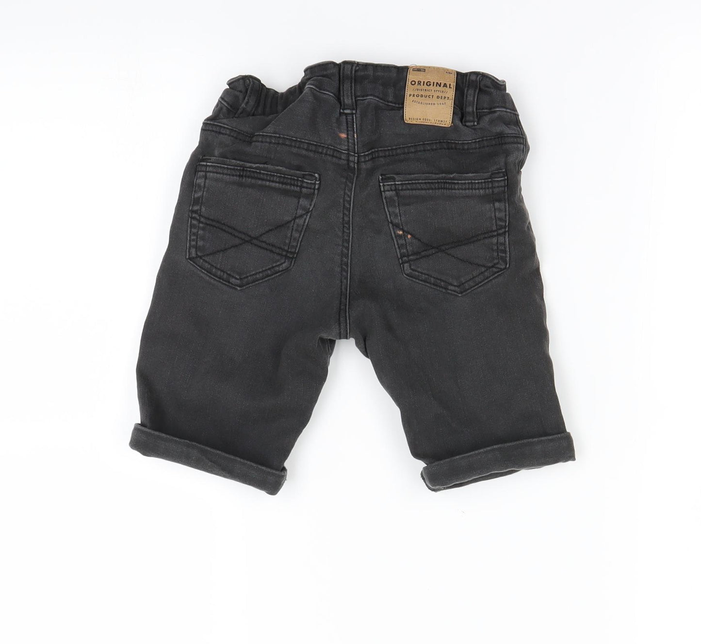 H&M Boys Black   Cargo Shorts Size 6-7 Years