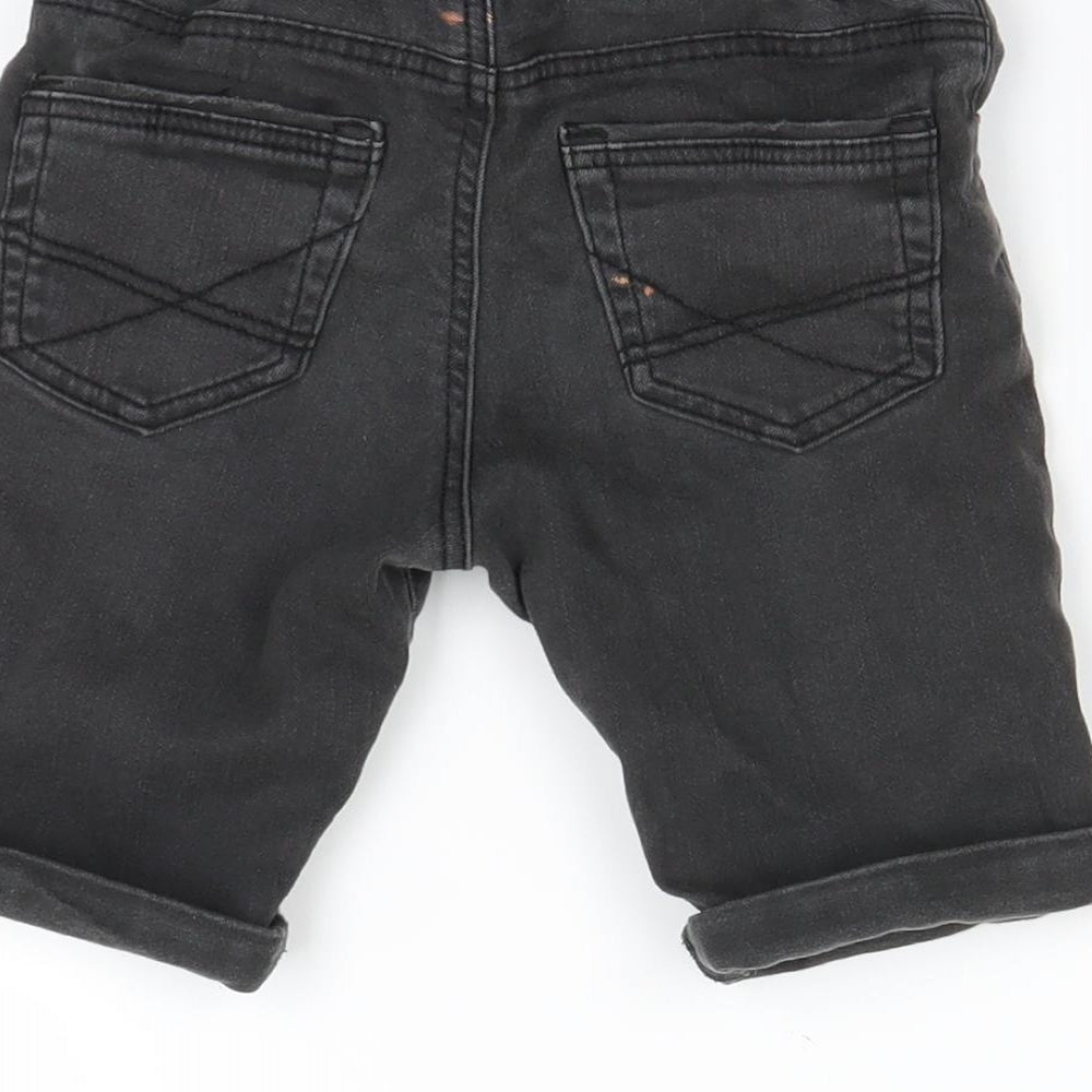 H&M Boys Black   Cargo Shorts Size 6-7 Years