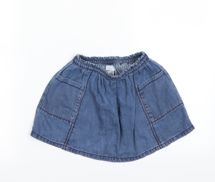 Next Girls Blue Mini Skirt Size 18 Months