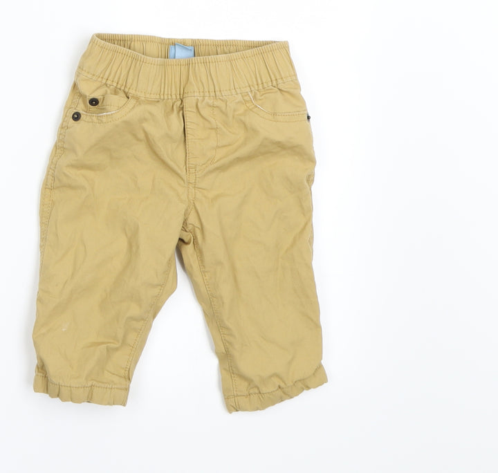 Gap Baby Beige Cargo Jeans Size 9-12 Months