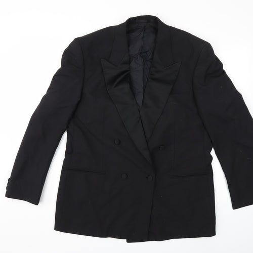Preworn Mens Black   Jacket Suit Jacket Size 40
