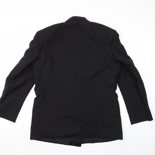 Preworn Mens Black   Jacket Suit Jacket Size 40