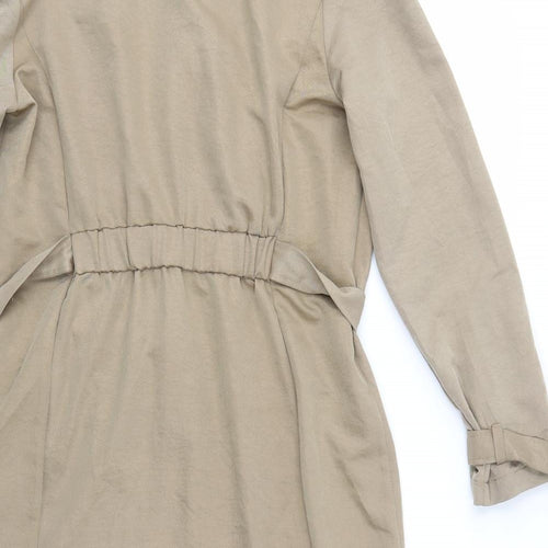 Primark Womens Beige   Overcoat Coat Size 14